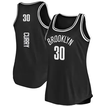 Brooklyn Nets Seth Curry Tank Jersey - Icon Edition - Women's Fast Break Black