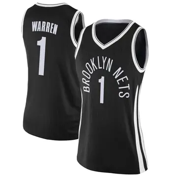 Brooklyn Nets T.J. Warren Jersey - City Edition - Women's Swingman Black