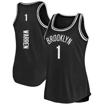 Brooklyn Nets T.J. Warren Tank Jersey - Icon Edition - Women's Fast Break Black