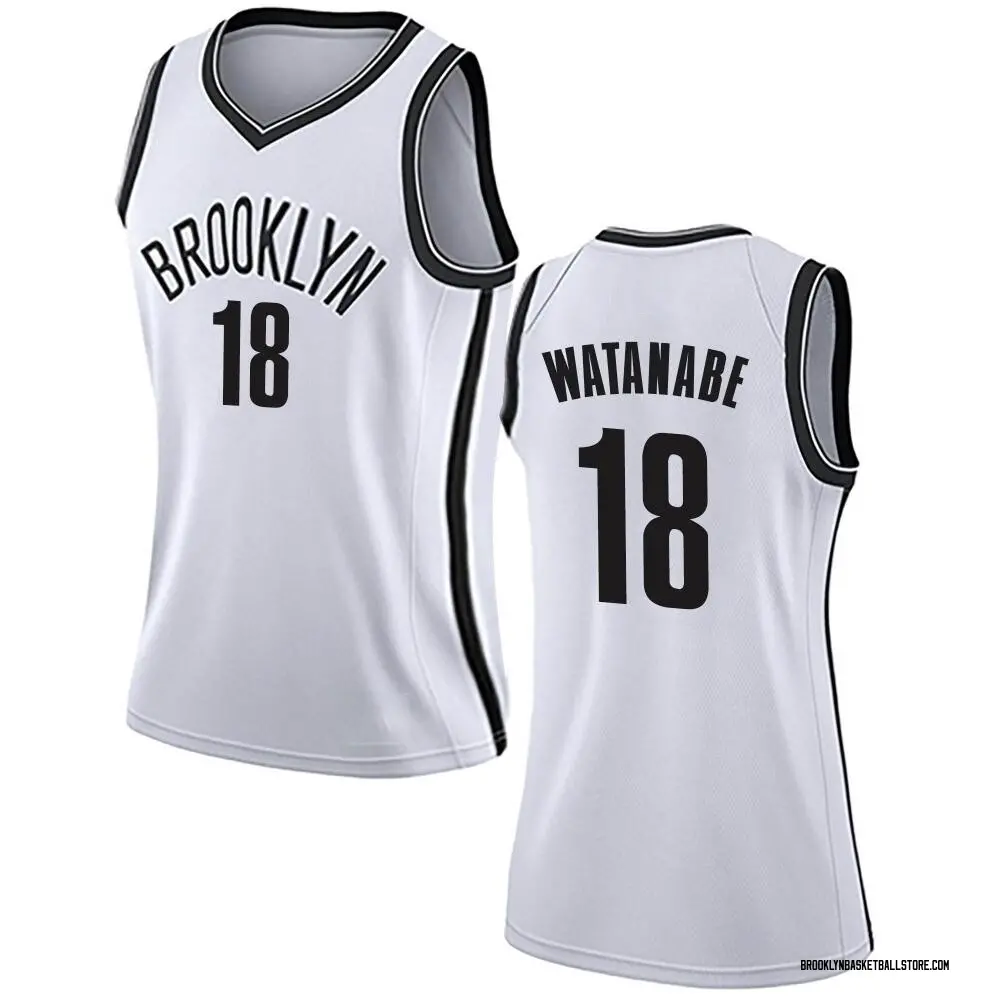 Brooklyn Nets Yuta Watanabe Jersey - Association Edition - Women's Swingman White