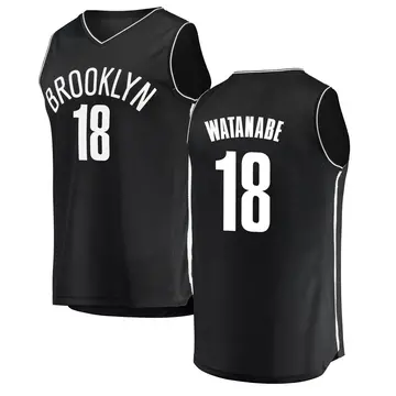 Brooklyn Nets Yuta Watanabe Jersey - Icon Edition - Youth Fast Break Black